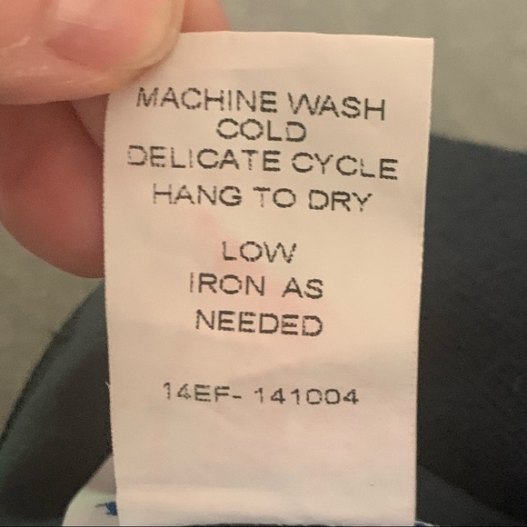 FLORENCE EISEMAN Ponte Knit Dress Navy & Pink Color Block Long Sleeve Size 4 - Picture 10 of 14